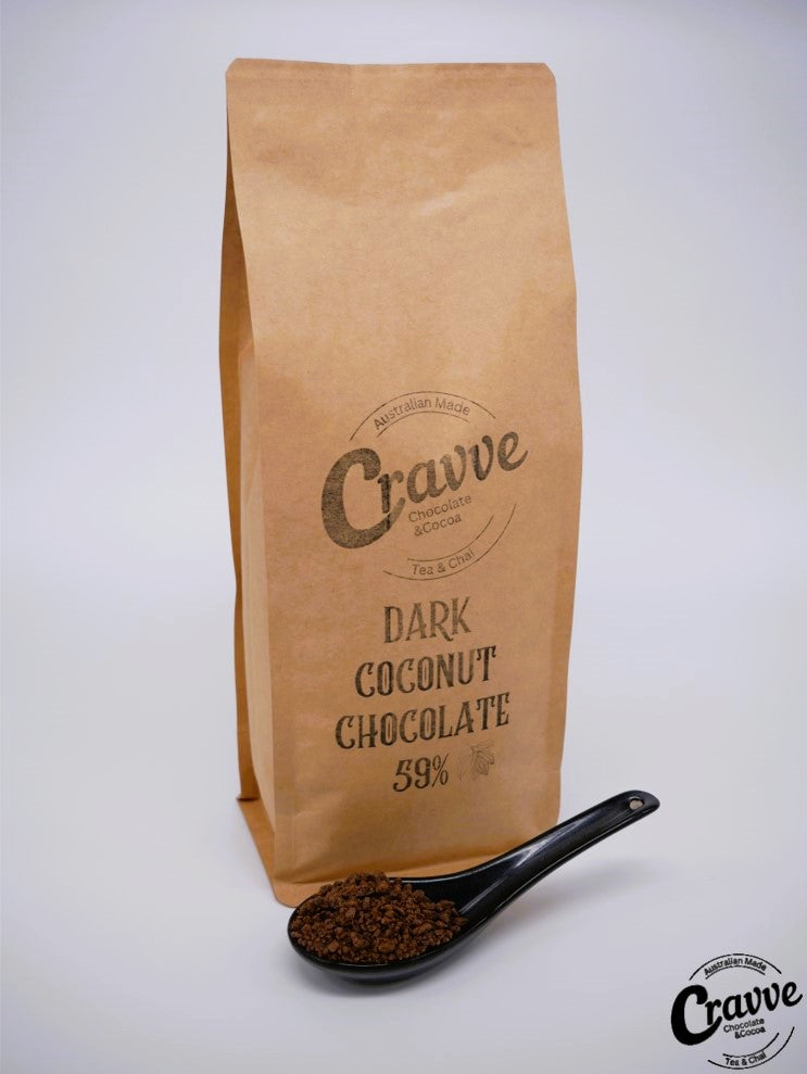 Couverture Chocolate 59% - Dark Coconut Kibble (Vegan/Dairy-Free)