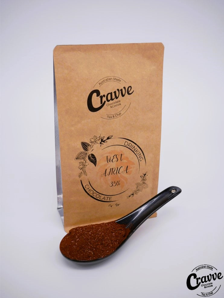 Drinking Chocolate Powder 35% - West Africa (Vegan/Dairy-Free)