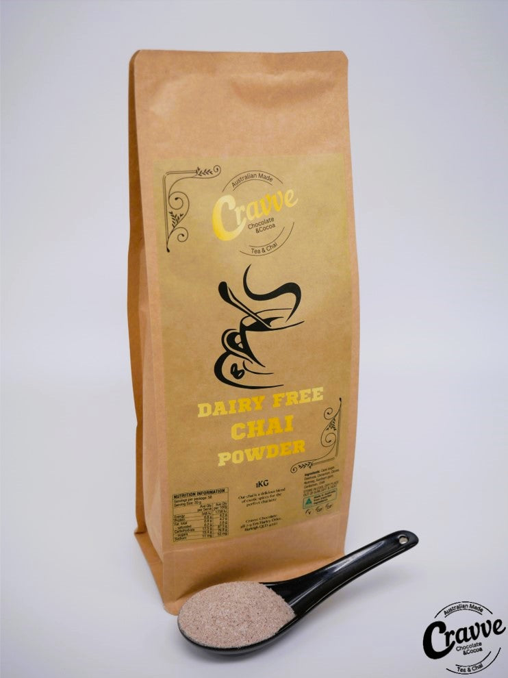 Chai Latte Powder (Dairy-Free) – Cravve Chocolate
