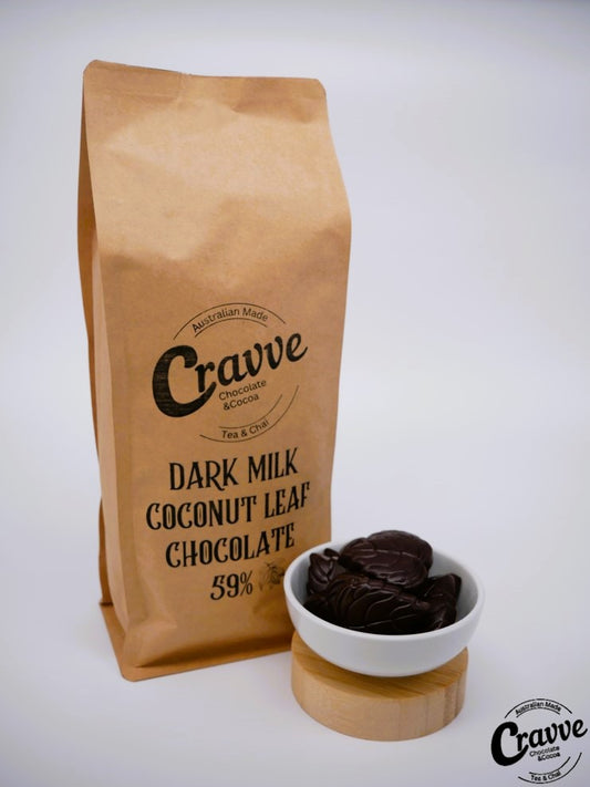 Couverture Chocolate 59% - Dark Milk Coconut Leaf